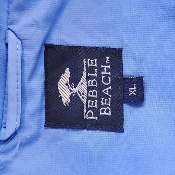 Pebble Beach- Mens Blue Vest Lightweight Golfing Golf Size XL - Picture 5 of 6